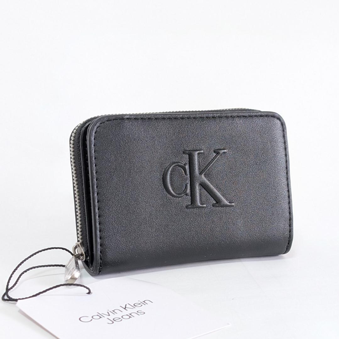 【新品未使用】  Jeans 折財布 三つ折り 黒