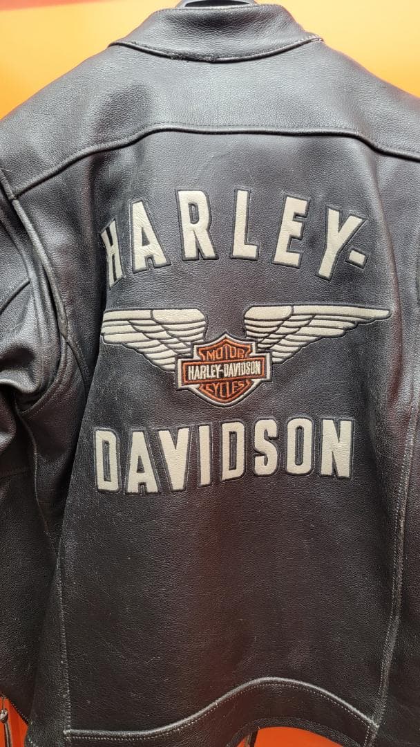 ☆HARLEY-DAVIDSON ハーレーダビッドソン レザージャケット牛革