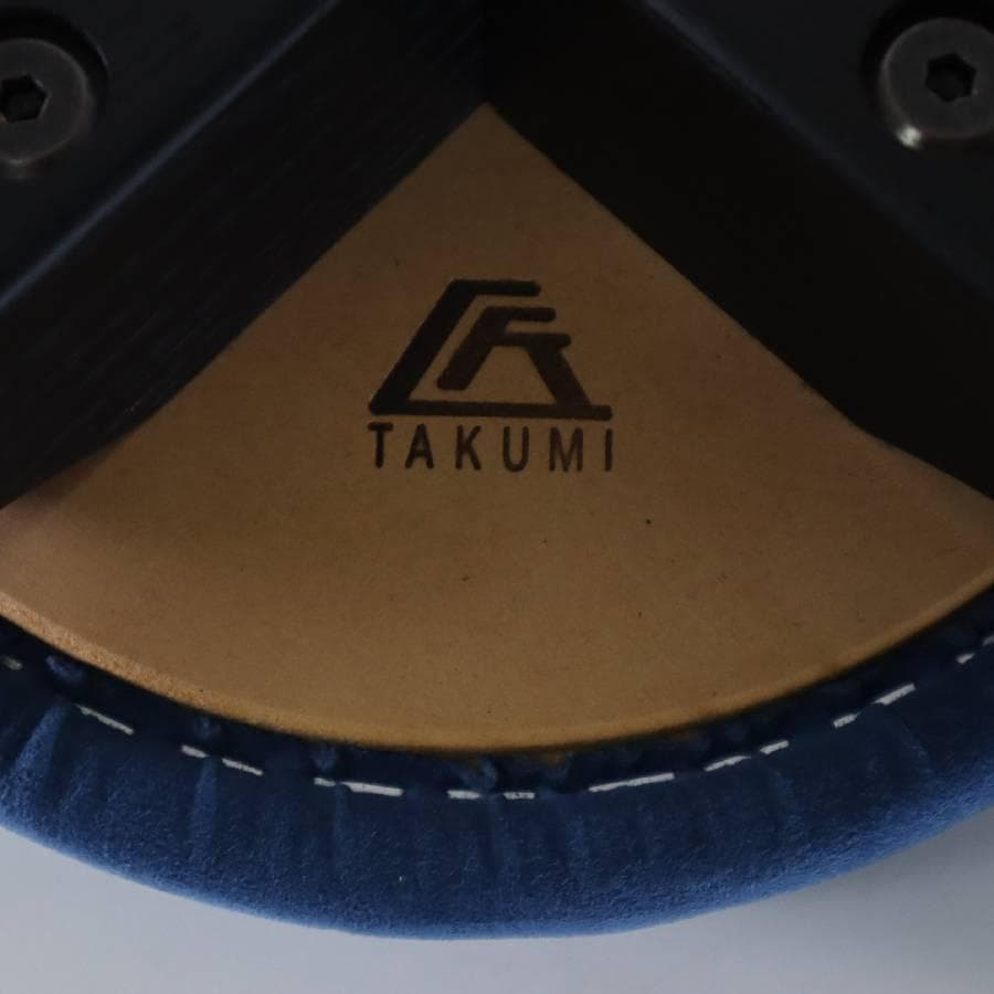 2脚同梱 匠工芸 マッシュルームスツール Lサイズ ウレタンクリア/青+黒/青