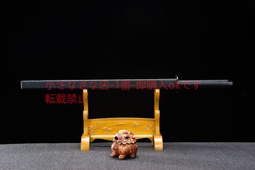 暗黙双刀-高性能マンガン鋼（黒ずみ）古兵器 武具　刀装具　日本刀　模造刀 居合刀