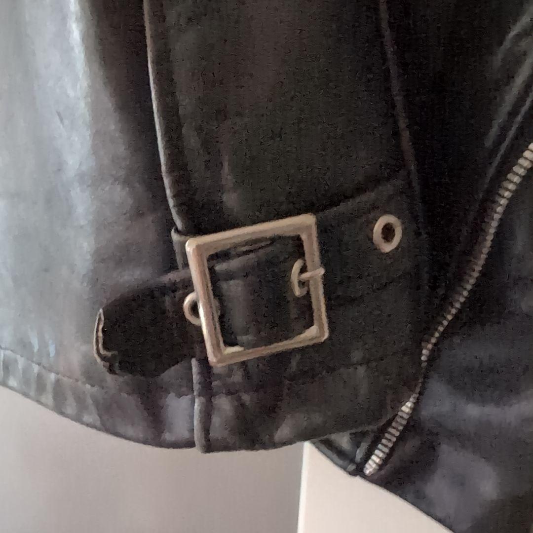 【値下げ】Schott レザーシングルライダースジャケット141型 size36