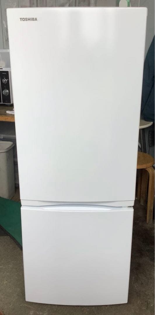 東芝 2ドア冷凍冷蔵庫 GR-T15BS(W) 2021年製