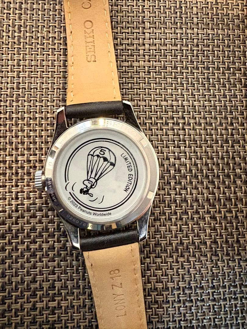 セイコー 5 スポーツ SBSA235 スヌーピー 自動巻き