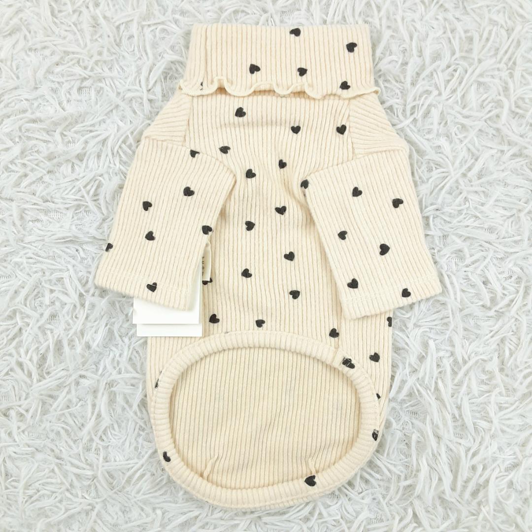 新品未使用タグ付◎monchéri モンシェリ ドッグウェア2枚セット ハート柄