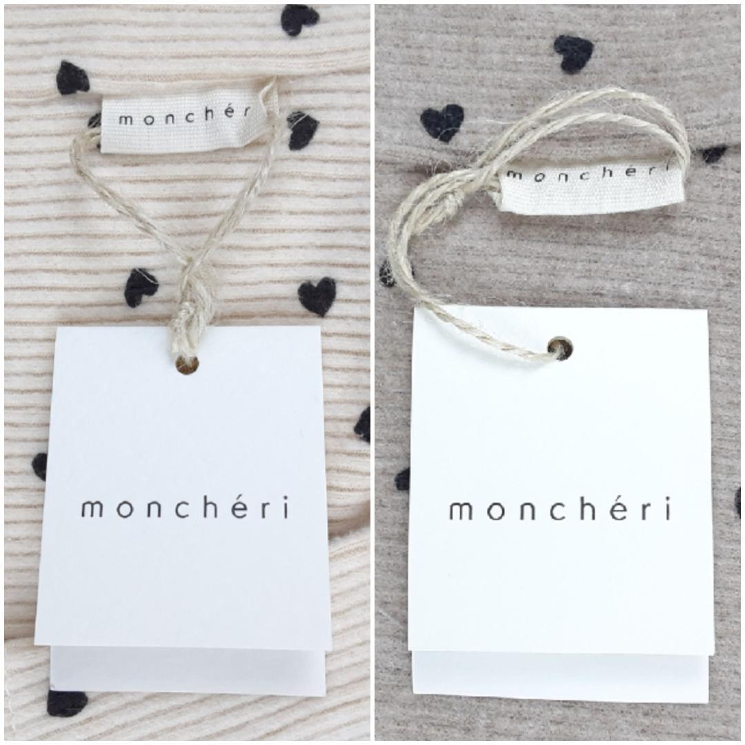 新品未使用タグ付◎monchéri モンシェリ ドッグウェア2枚セット ハート柄
