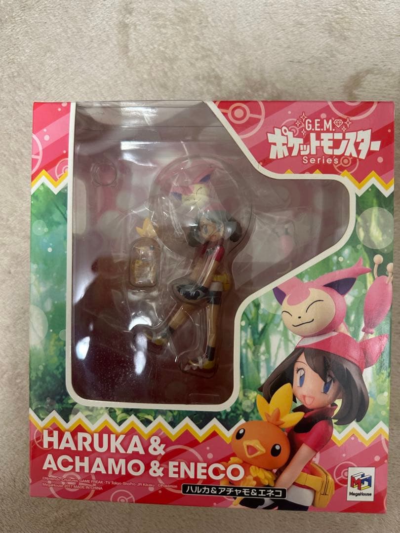 ポケモン　GEMシリーズポケットモンスター　ハルカ&アチャモ&エネコ　フィギュア