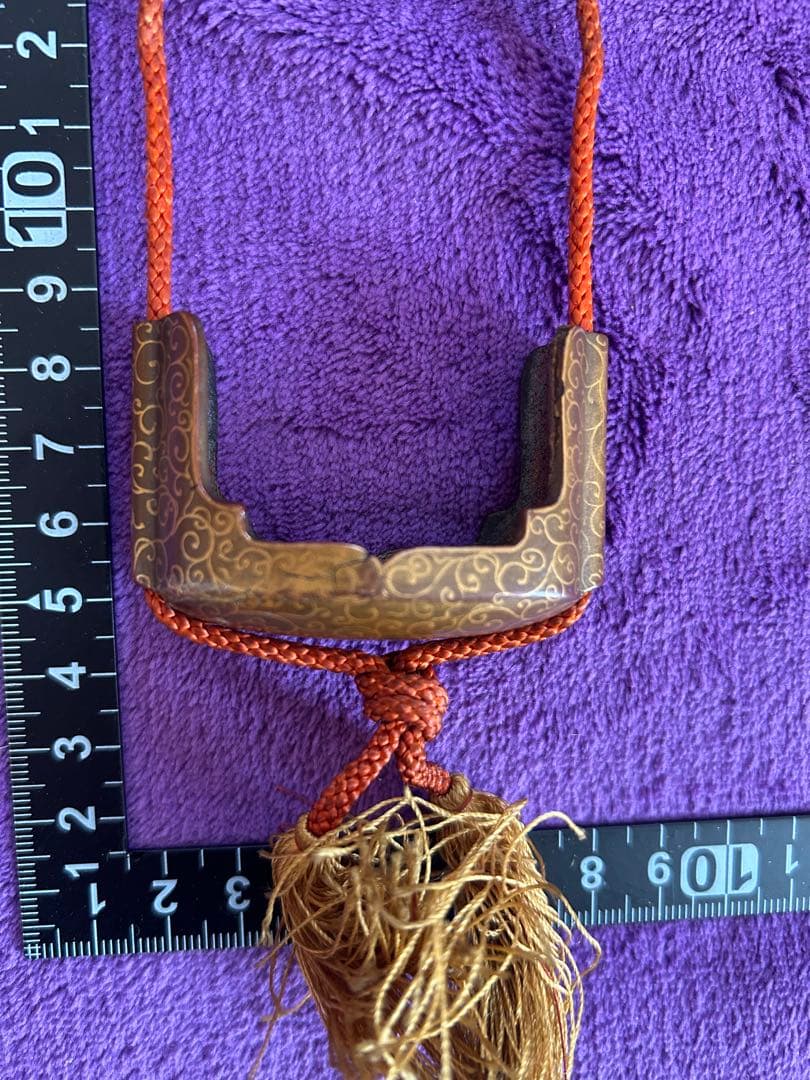 印籠 カバー付き 根付 薬入れ 小物入れ