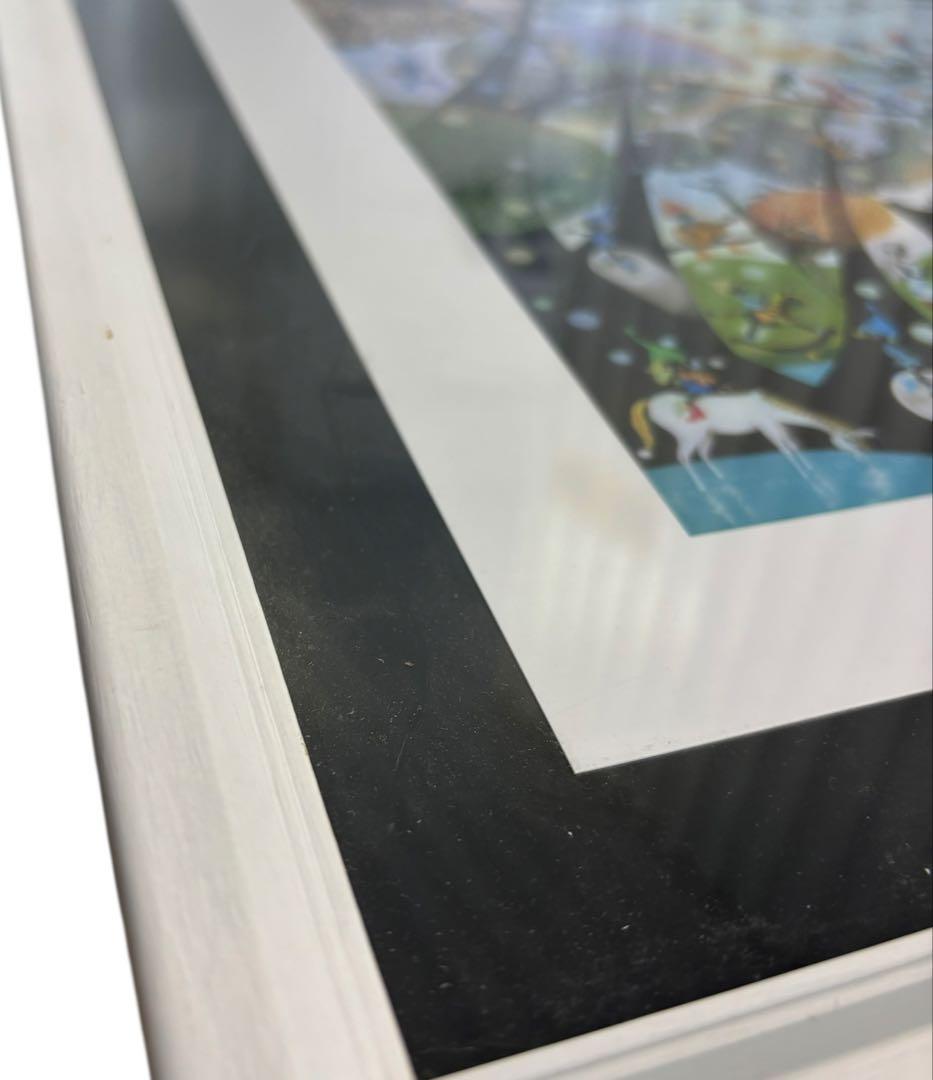 #藤城清治「こびとの楽園」レフグラフ作品 本人サイン入り