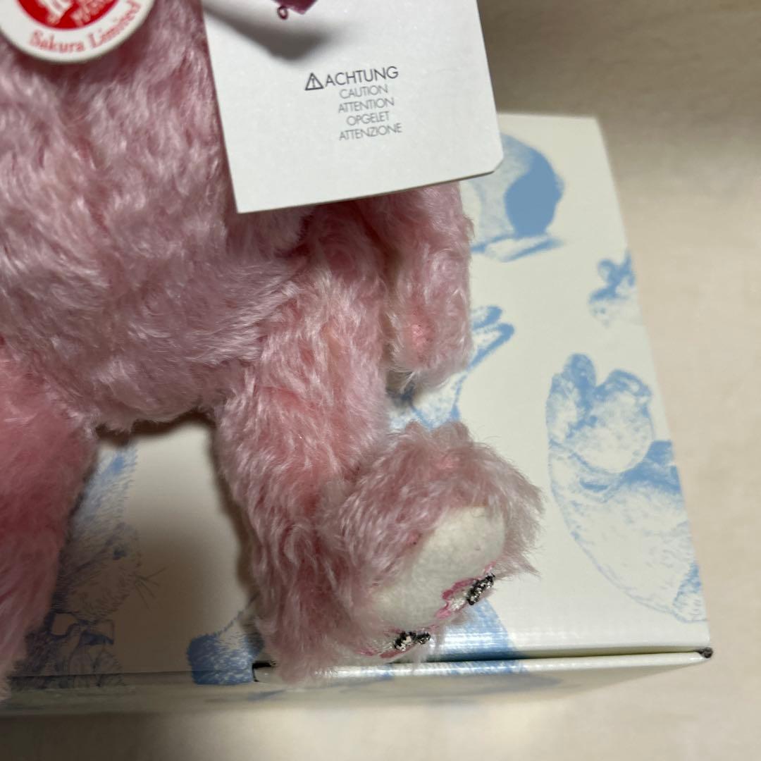 限定品 シュタイフsteiff 2015年 さくら テディベア　美品