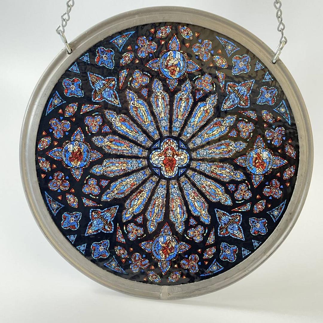 【希少】セントジョン ザ ディヴァイン大聖堂 ステンドグラス チェーン付