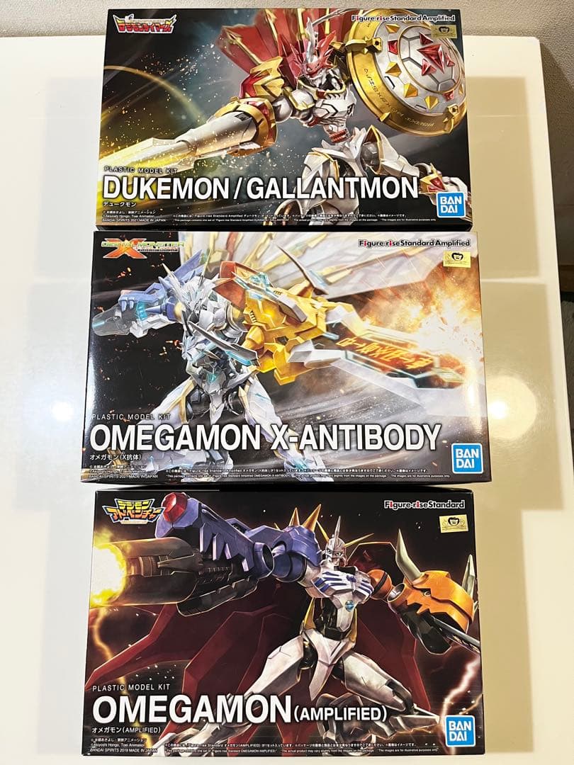 Figure-rise Standard オメガモン デュークモン X抗体 3体