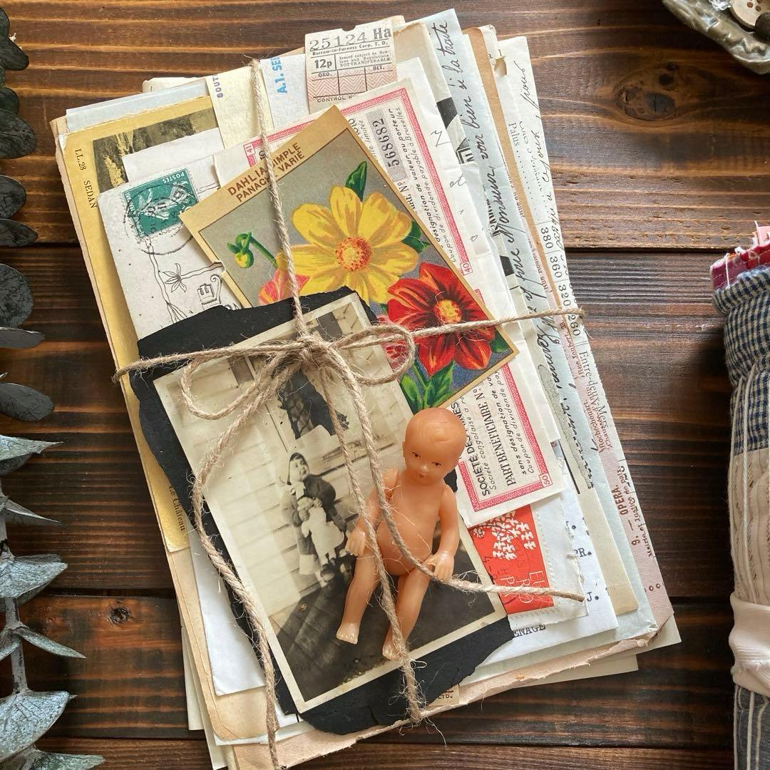 junkjournal ジャンクジャーナル雑記帳　エフェメラセット