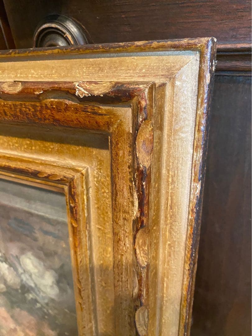 マルセルディフ Marcel Dyf シャクヤクとバラ 額縁 インテリア