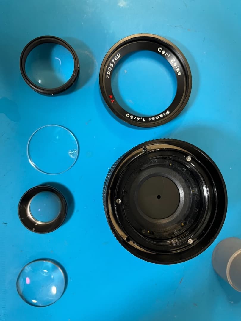 アダプターCarl Zeiss Planar 50mm F1.4 MMJ 762
