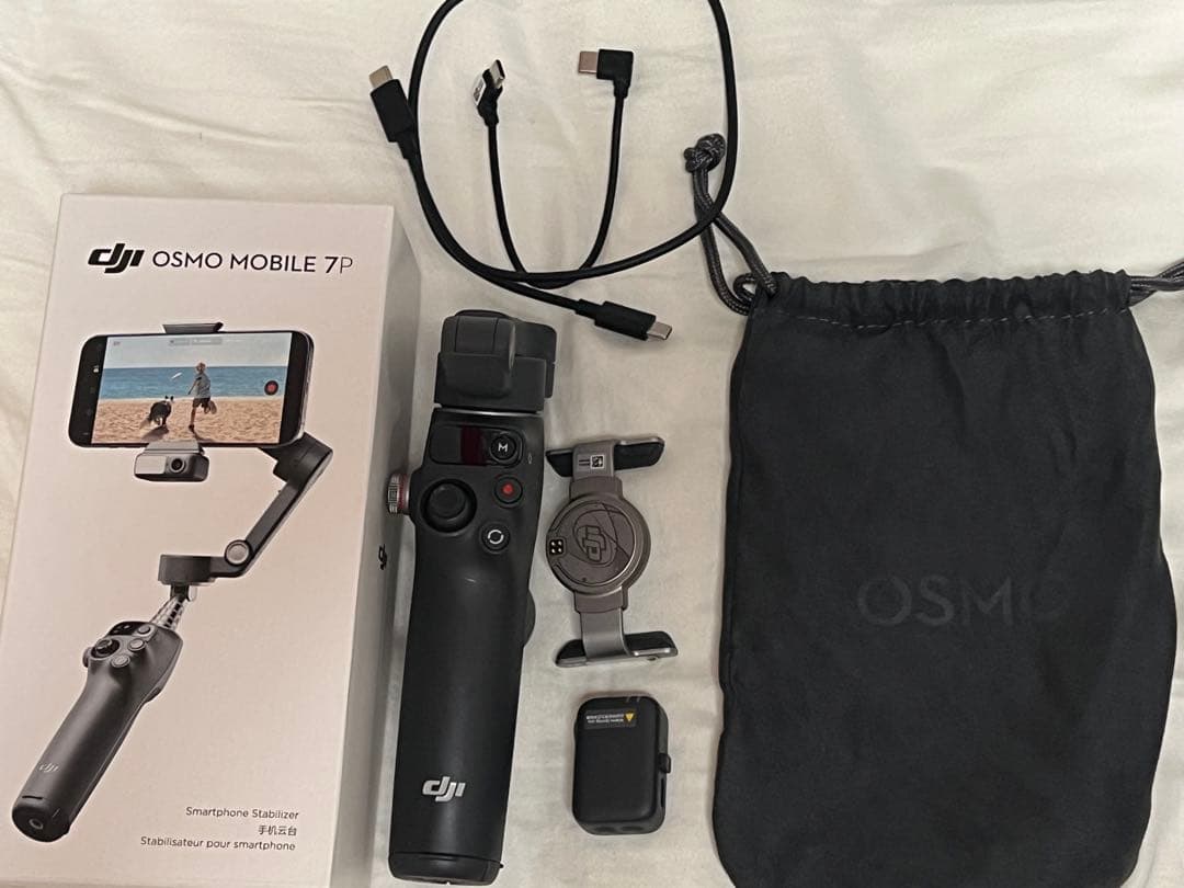 美品　DJI OSMO Mobile 7P スマホジンバル スタビライザー