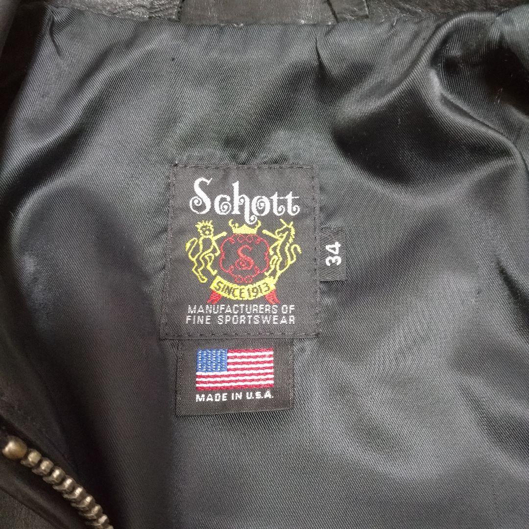 【Schott】 シングルライダース 103US 34