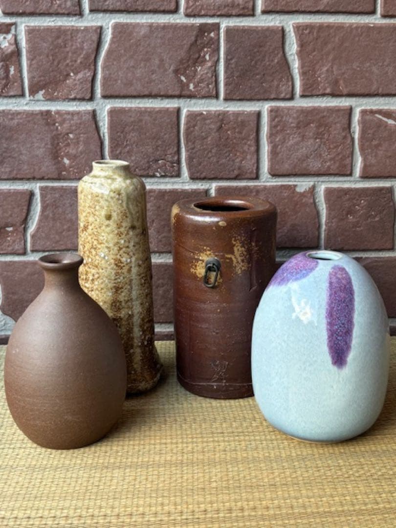 茶道具銅水注銅薬缶水指花籠織部焼黒楽茶碗備前焼花器徳利漆器三木町棚覚々斎好江岑棚