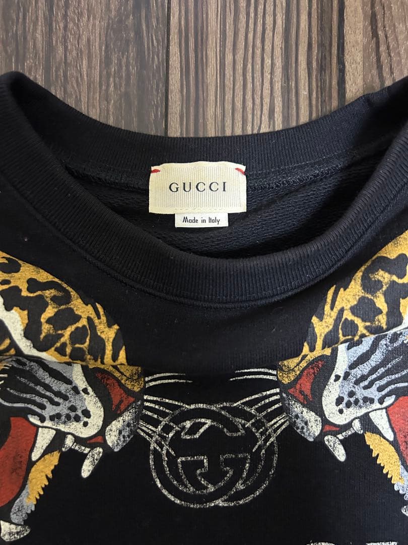 大人も着れるGUCCI ヒョウ柄トレーナー