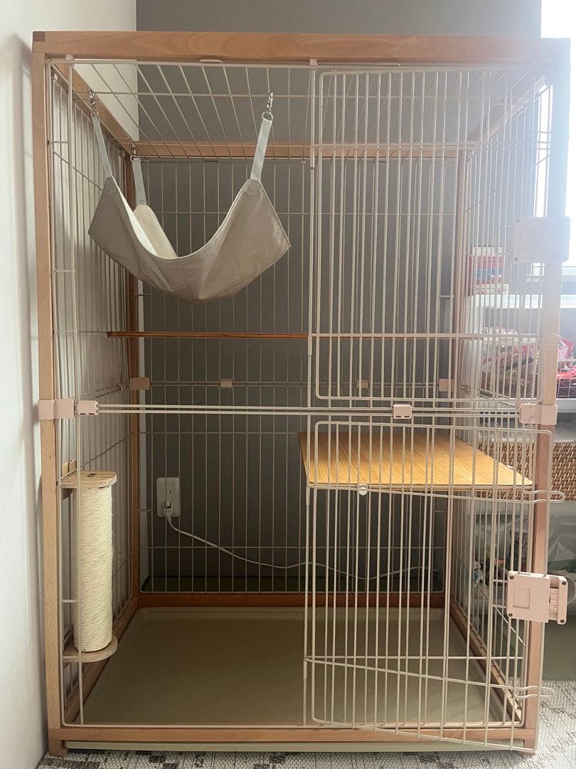 キャットケージ 2段 多頭飼い対応