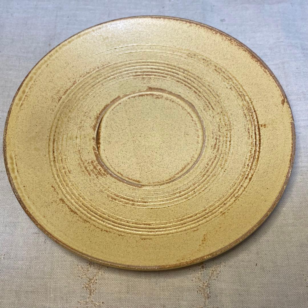 黄瀬戸　瀬戸焼　カップ&ソーサー　コーヒー　紅茶　小川欣二　5客