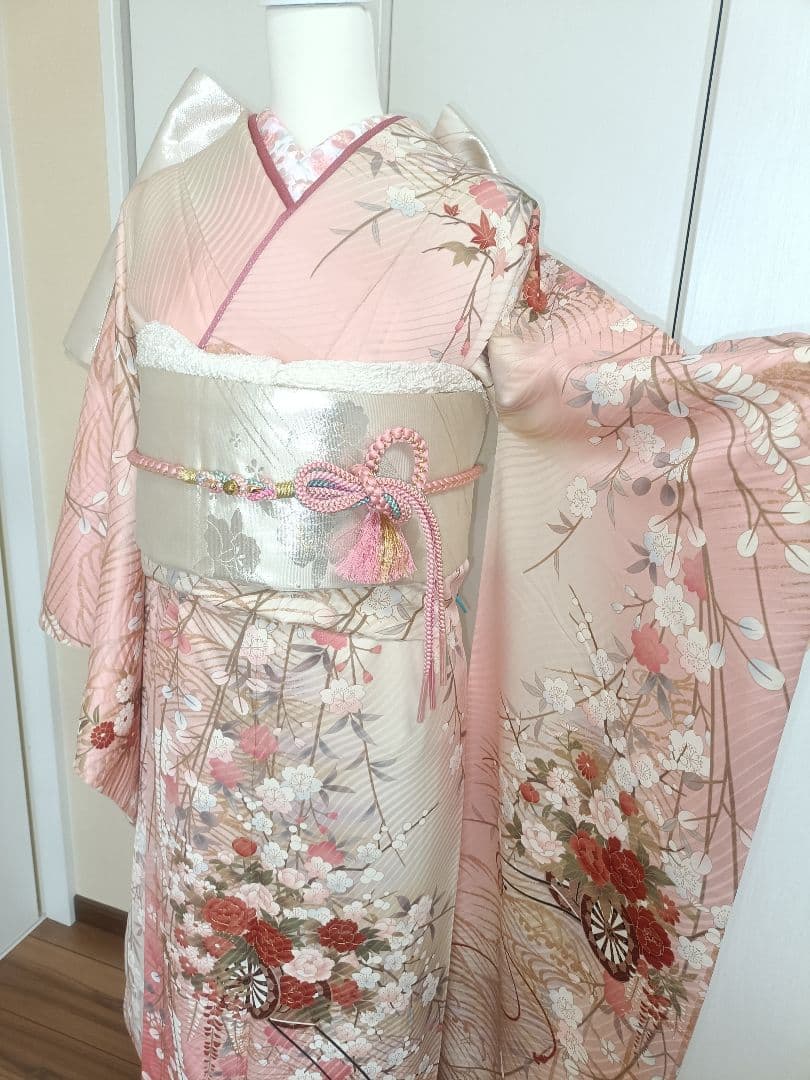 正絹振袖　フルセット　長襦袢付き　成人式　卒業式