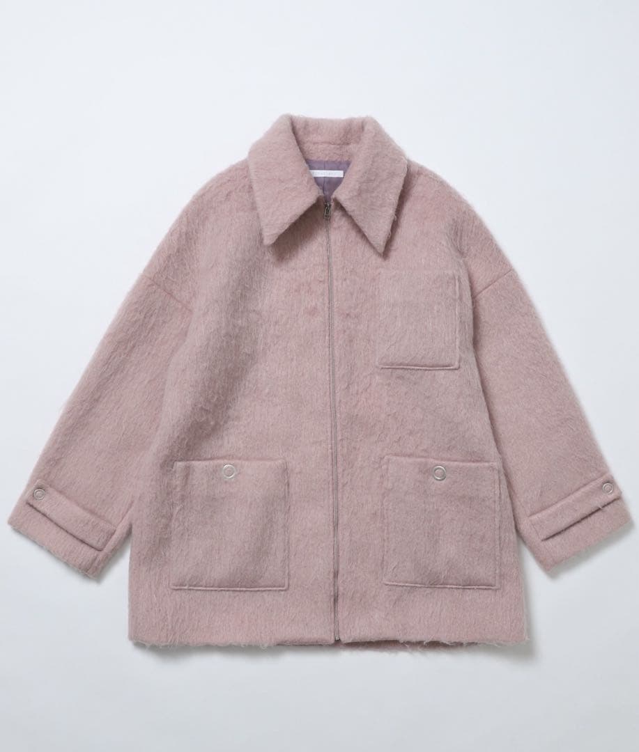 値下げしました!!♡firsthand♡リサイクルシャギーZIPコート