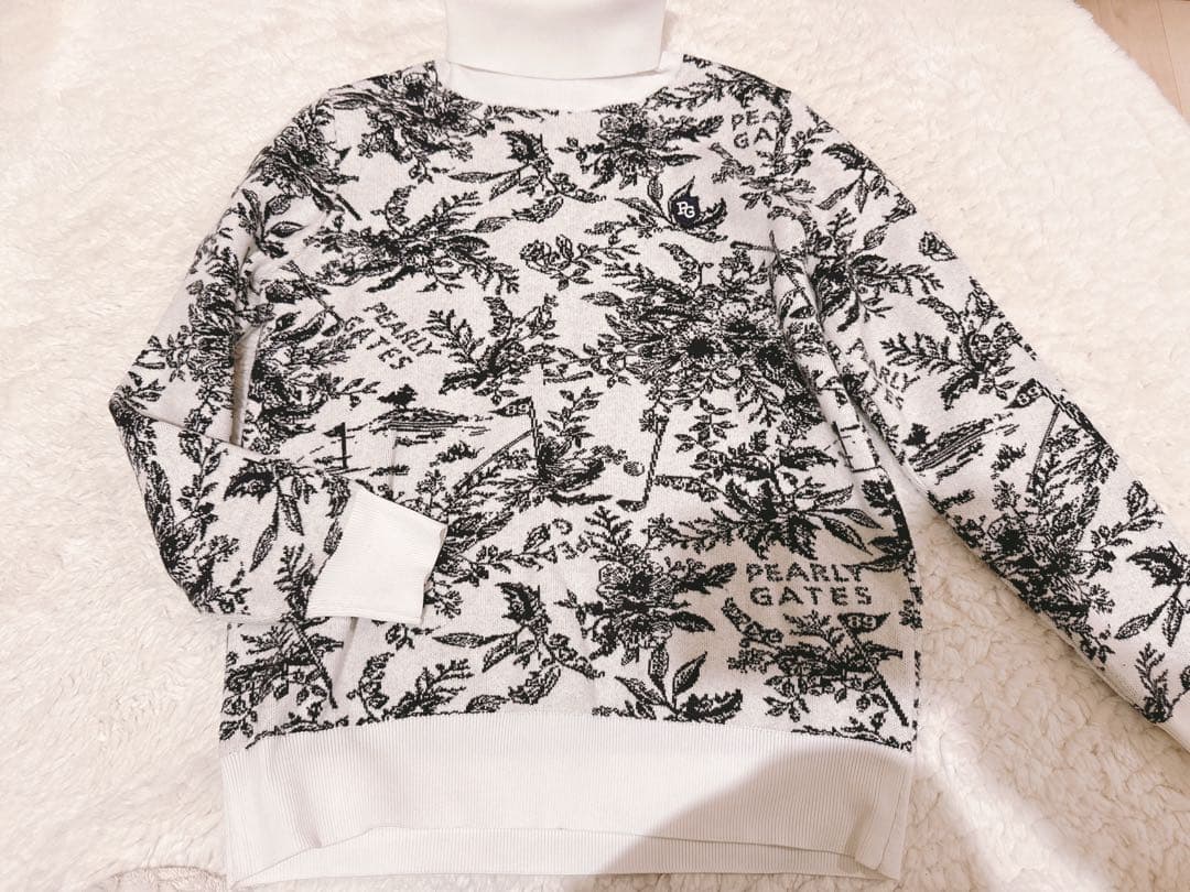 パーリーゲイツ　花柄セーター サイズ0