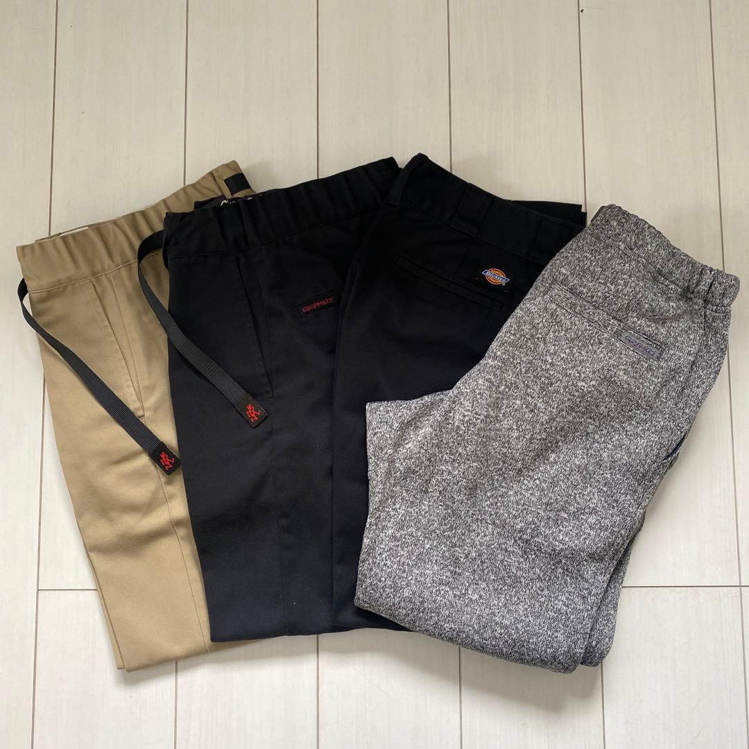 レディースパンツ　4点まとめ売り　グラミチ&ディッキーズ