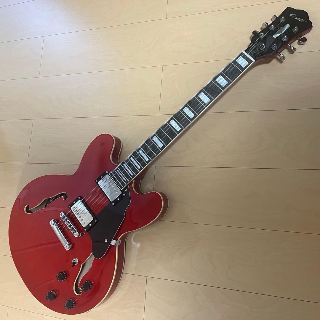 Grote エレキギター ES-335タイプ セミアコ