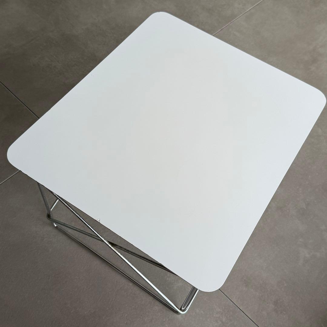 ハーマンミラー 90年代後期 ワイヤーベースローテーブル 白 ヴィンテージ