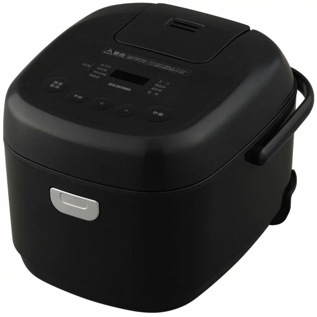 アイリスオーヤマ 炊飯器 5.5合 ブラック マイコン式