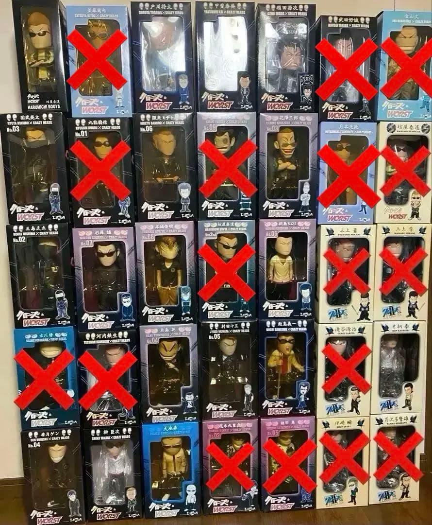 クローズワースト　ボビングヘッド29体