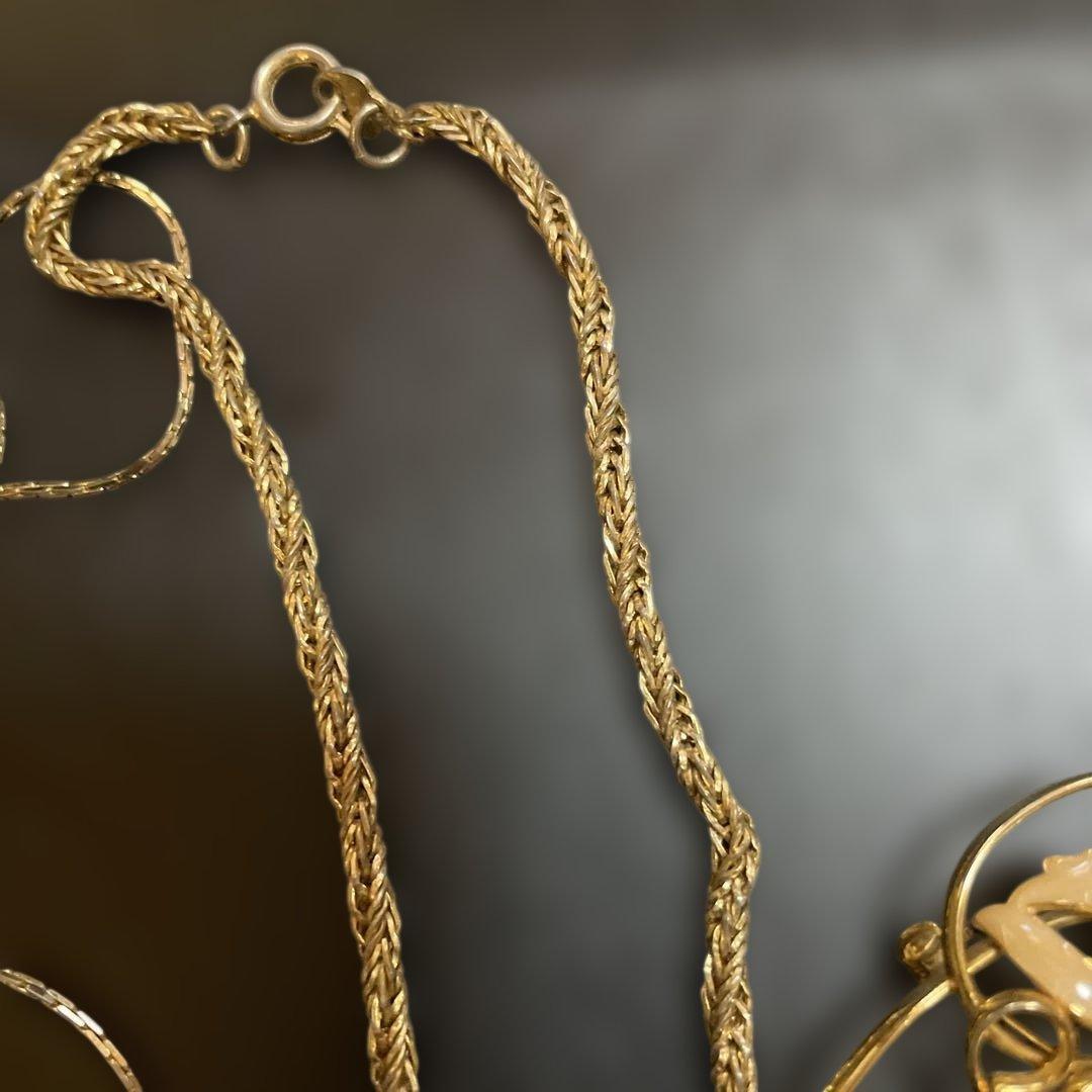 遺品整理　アクセサリー　まとめ ゴールド色