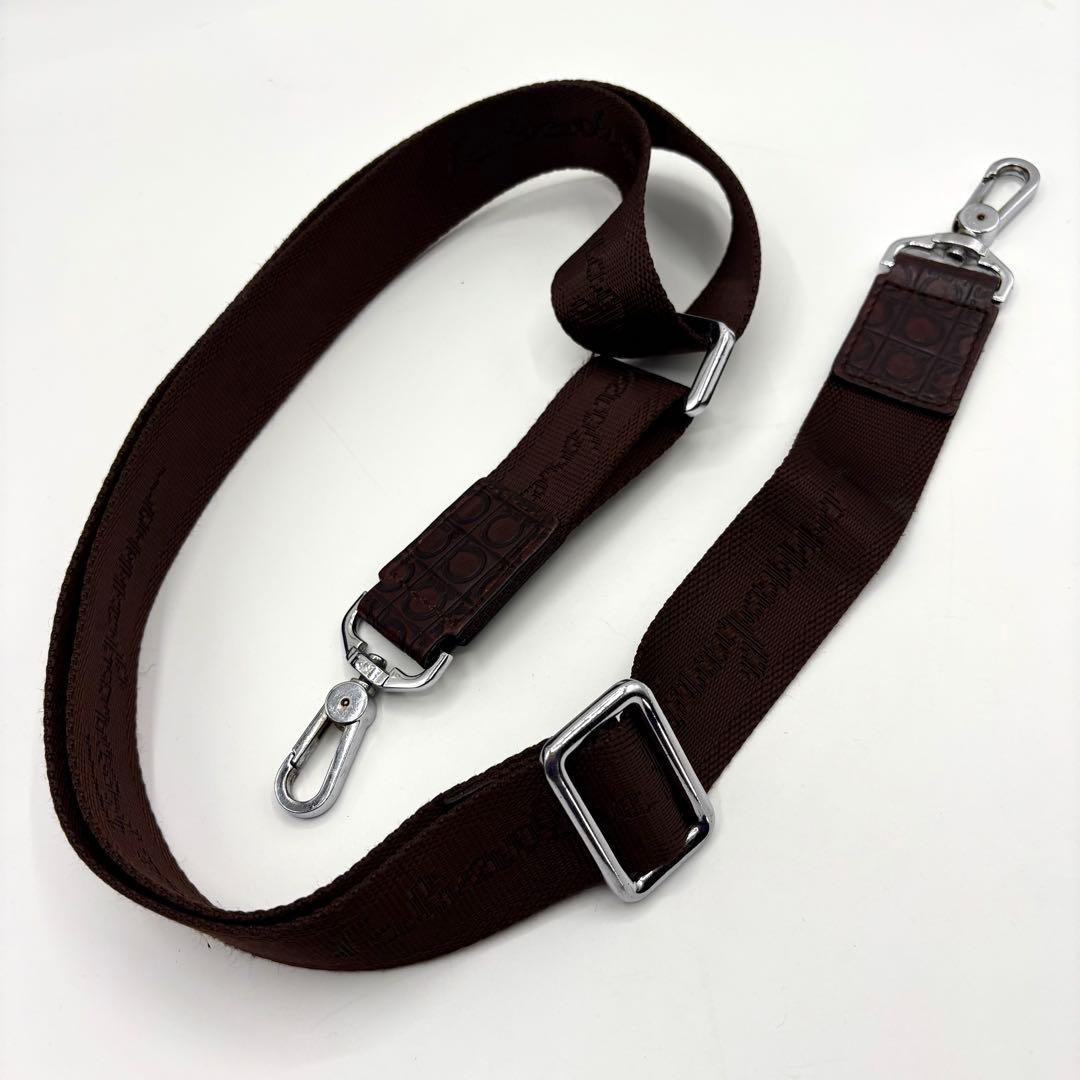 オールレザー 総柄 ガンチーニ サルバトーレフェラガモ 2way ブリーフケース