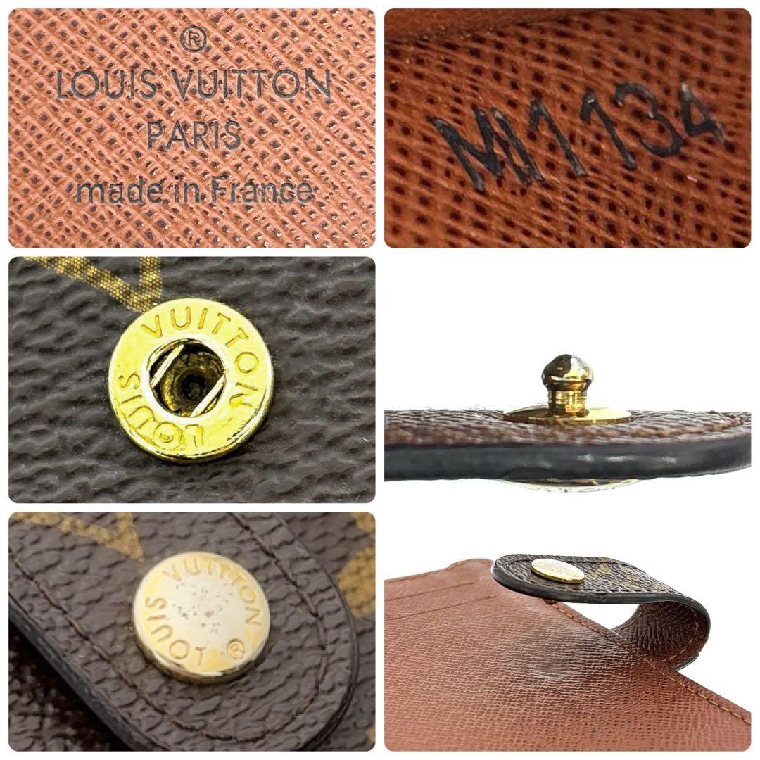 新型★箱付き★ルイヴィトン ヴィエノワ モノグラム 二つ折り財布 がま口財布