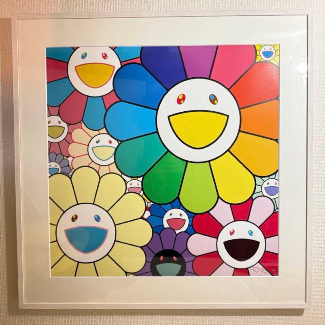 kaikaikiki 村上隆【Lot ofFlowers】シルクスクリーン　額装