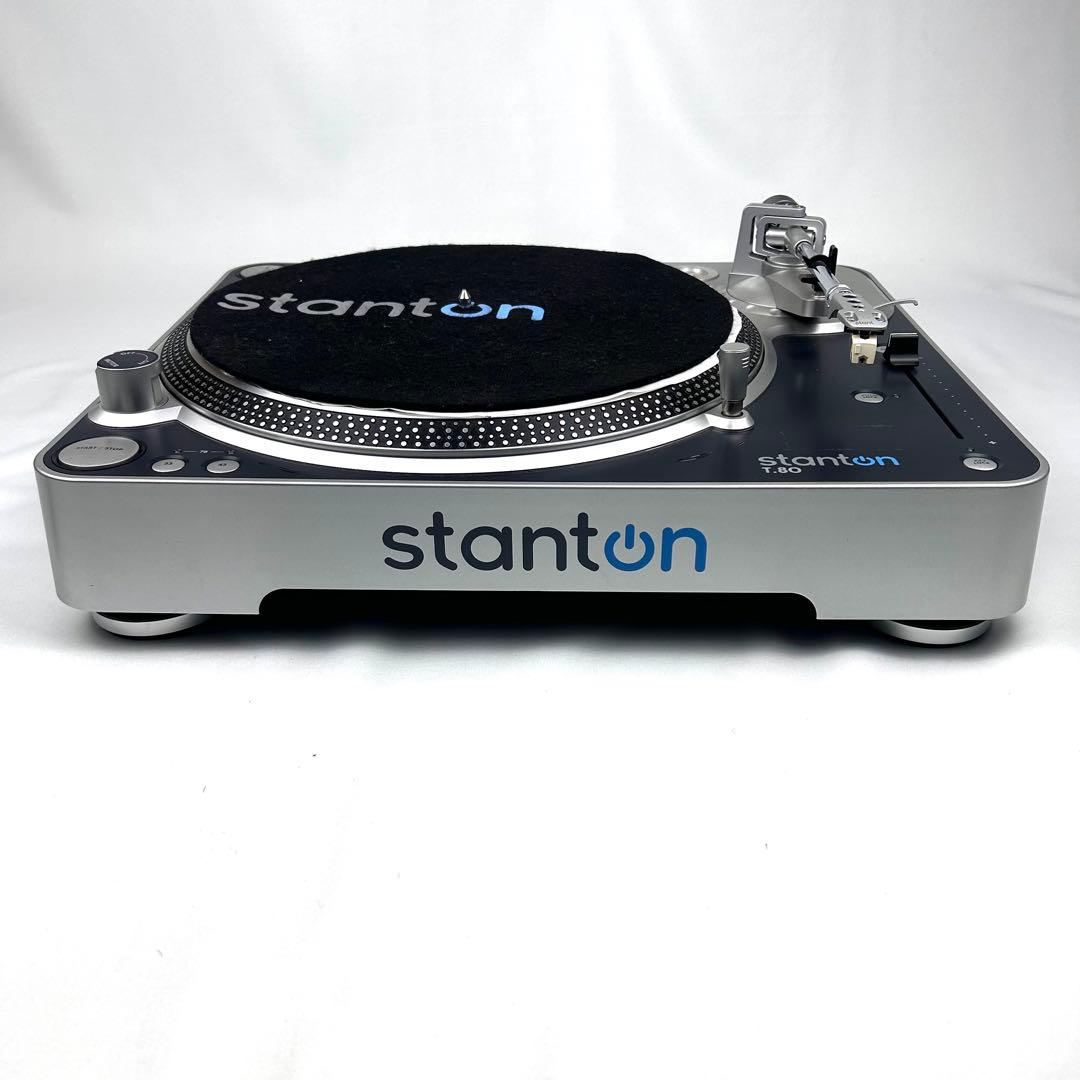 【人気】stanton ターンテーブル T.80 カートリッジ付 動作確認済