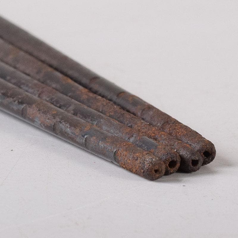 茶道具　鐵火箸　釜師　木越三右衛門造　二膳　共箱　V　R8312