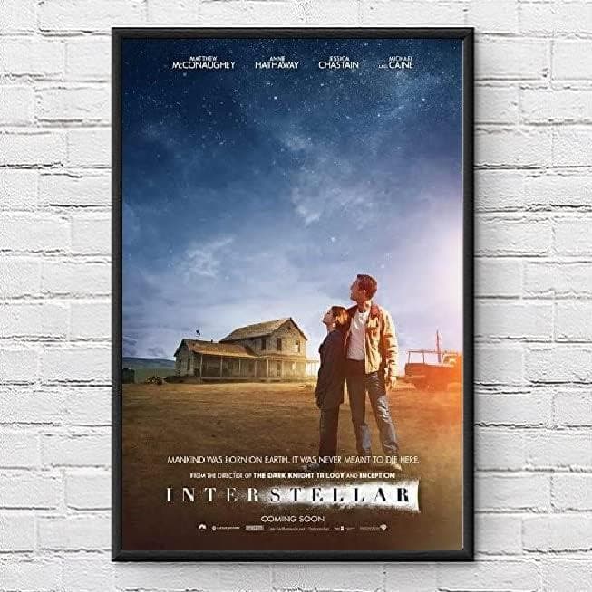 3点セット 黒額 映画ポスター インターステラー mp4 他2点