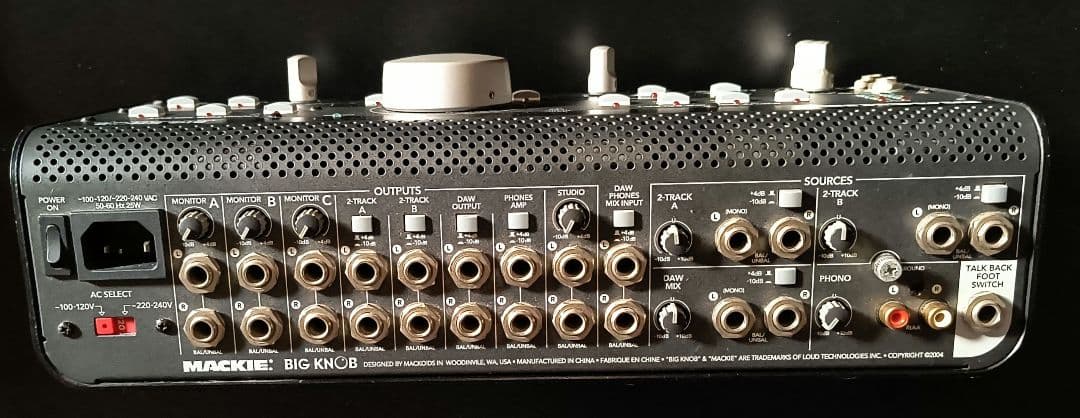 MACKIE Big Knob 初代 モニターコントローラー 動作確認済