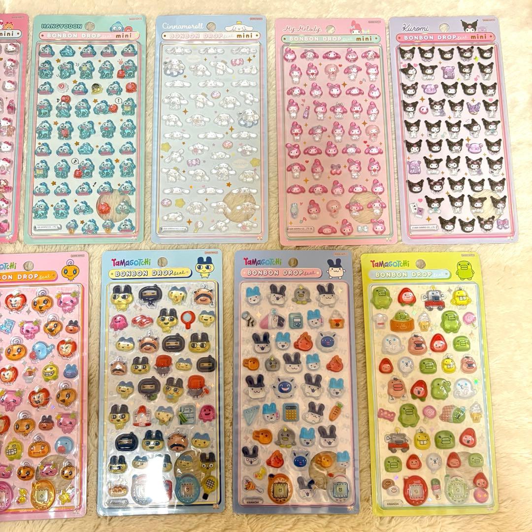 【国内正規品】サンリオ たまごっち ボンボンドロップシール 11種類