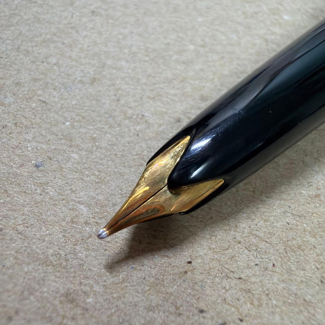 新品 廃盤 MONTBLANC モンブラン No.12 万年筆 ブラック 18c