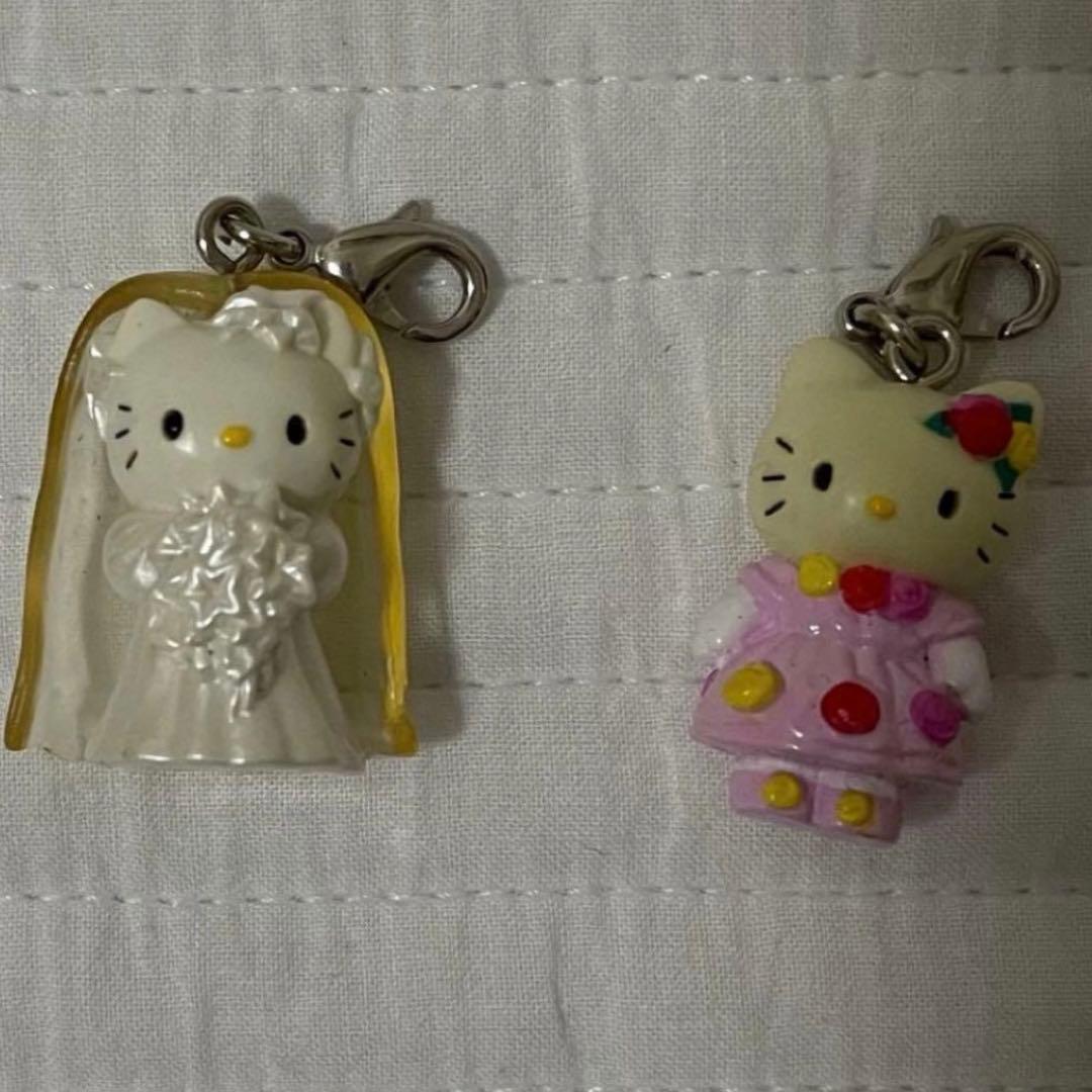 キティ　チャーム ウエディングドレス 2005年　レトロ　レア　サンリオ　根付け