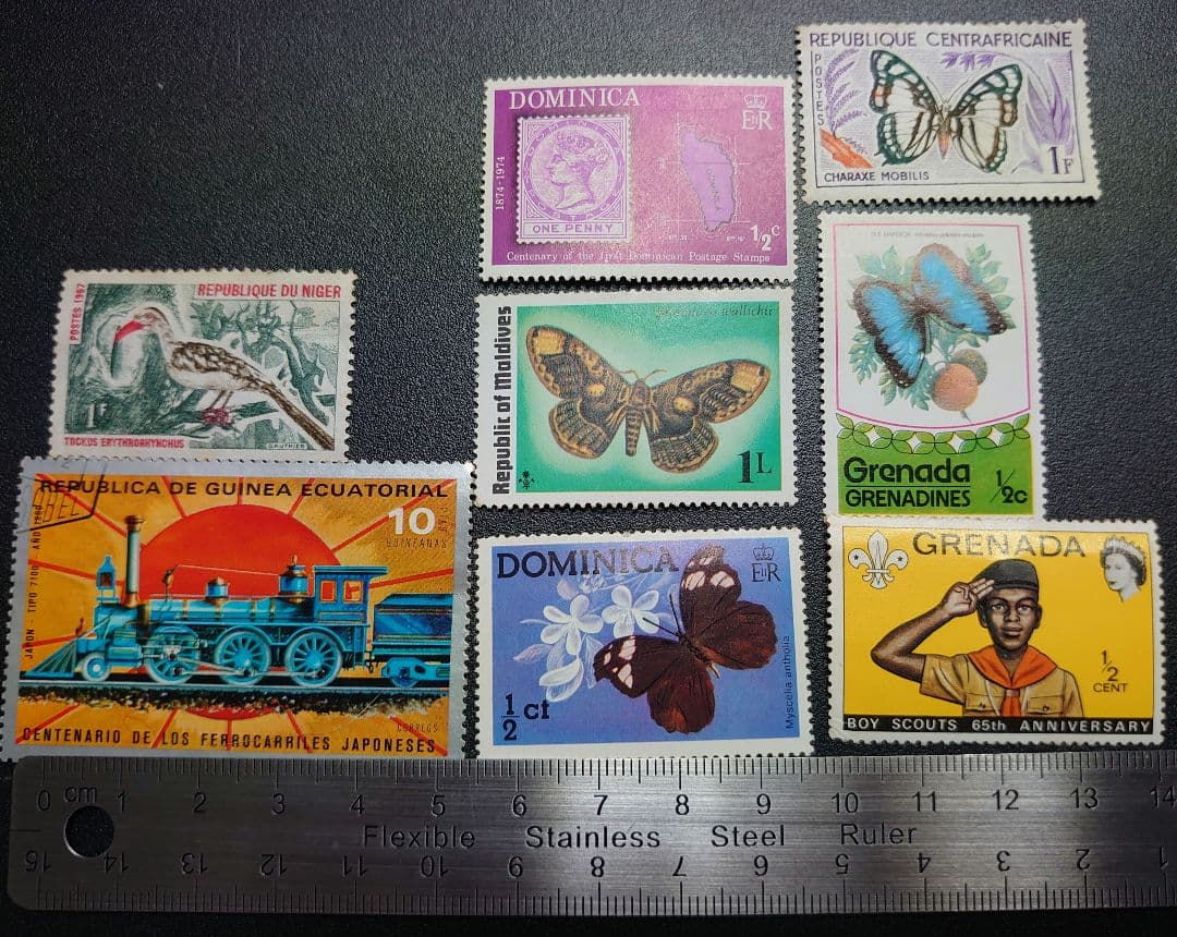 古切手  主に外国 30枚