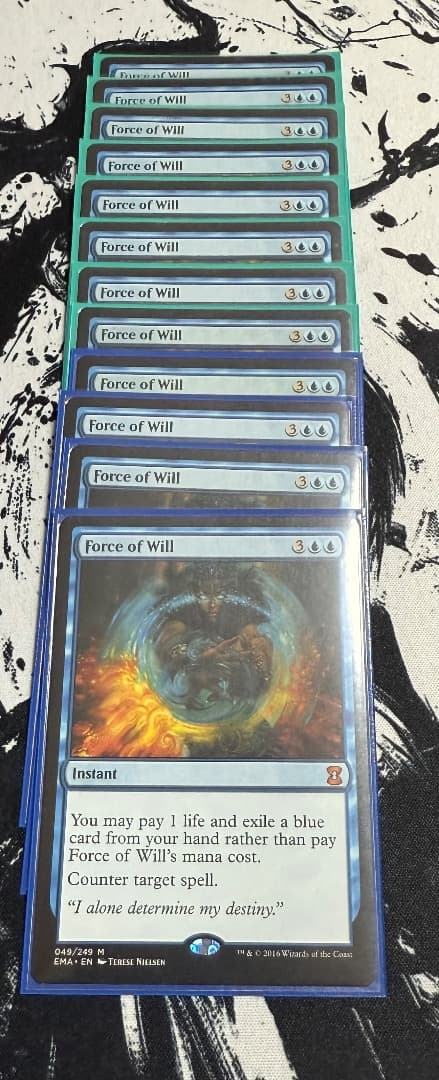 【うぐ】意志の力　4枚　英語　MTG