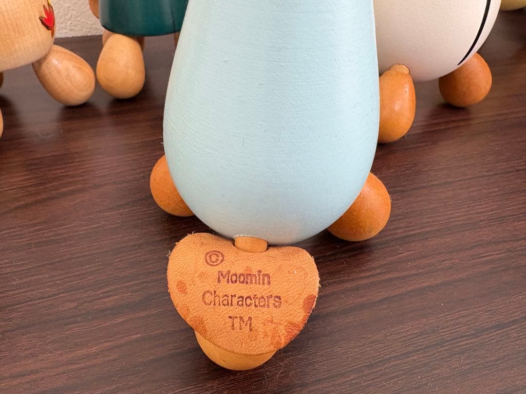 ムーミンキャラクター 木製ツボ押し8体セット