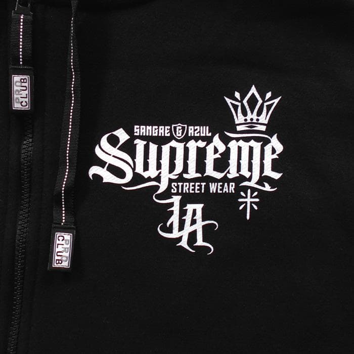 PRO CLUB ジップパーカー【L】 FELIX オールディーズ チカーノ 黒