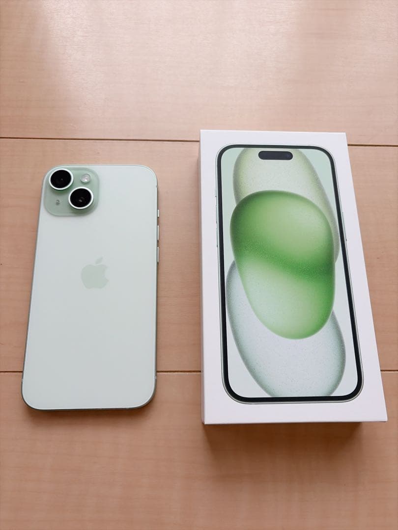 【美品】iPhone15 128GB SIMフリー グリーン ⚡️最大容量94%