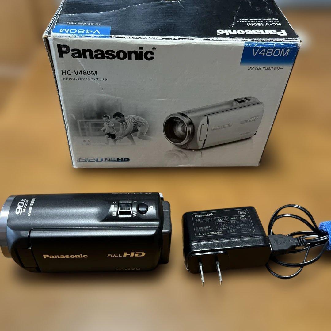 パナソニックHC-V480Mデジタルハイビジョンビデオカメラ