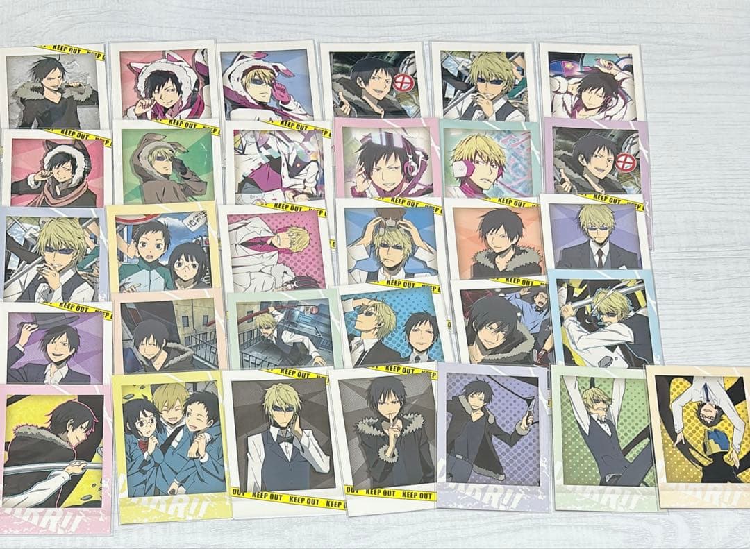 デュラララ　チェキ風カード　折原臨也　バースデーパック　コンプ